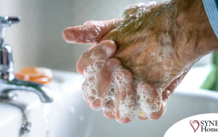 Small daily habits like hand washing support infection prevention in seniors.