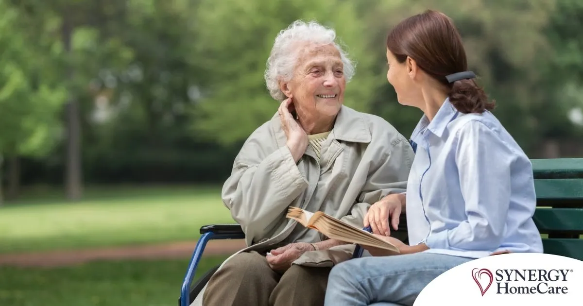 A companion caregiver fights depression in seniors through home care